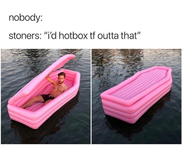 StonedMoonPie's tweet photo. Dose this come in black? ... or lilac purple? ๐ ๐
#IdSmokeThere #summer #vibes #SummerVibes #goth #gothvibes #coffin #CannabisCommunity #cannabiscanada https://t.co/SPLhxydfFH
