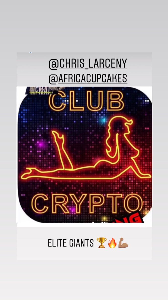 Chunkydabody11's tweet photo. 😈💪🏽#EliteGiants‼️‼️‼️ @ClubCryptoLive #clubcrypto https://t.co/MmhKGy4K3h