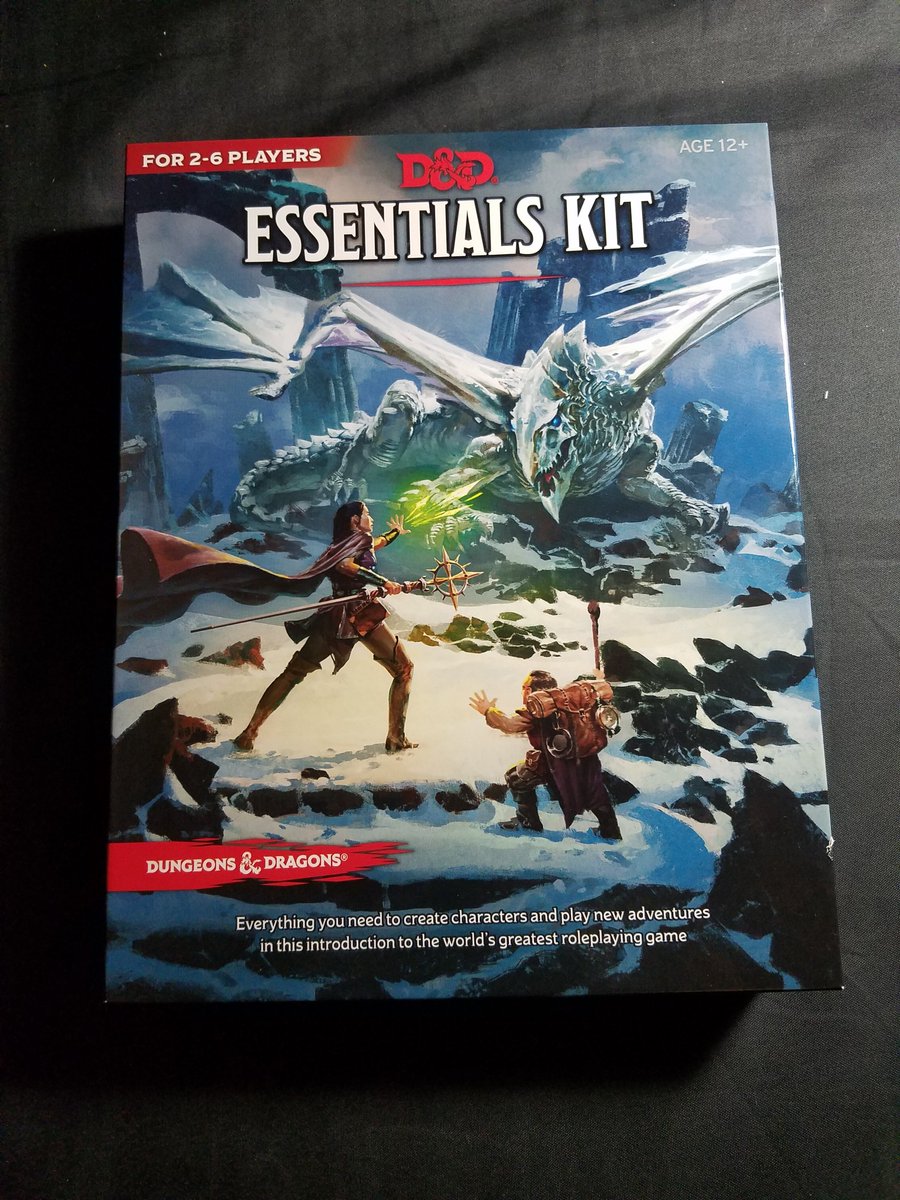 timesquidtv's tweet photo. Loving the art and the new 1 on 1 rules in the Essentials Kit! Can't wait to try DMing and also introducing this awesome game to my awesome partner! Very helpful for new players! #dndessentialskit https://t.co/J6WTUp3oWb