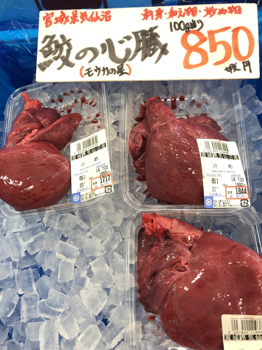 吉池 宮城県気仙沼産 サメの 心臓入荷 別名 モウカの星 生 レバーのように 召し上がれ 吉池 宮城県気仙沼産 サメの 心臓入荷 別名 モウカの星 生 レバーのように 召し上がれ