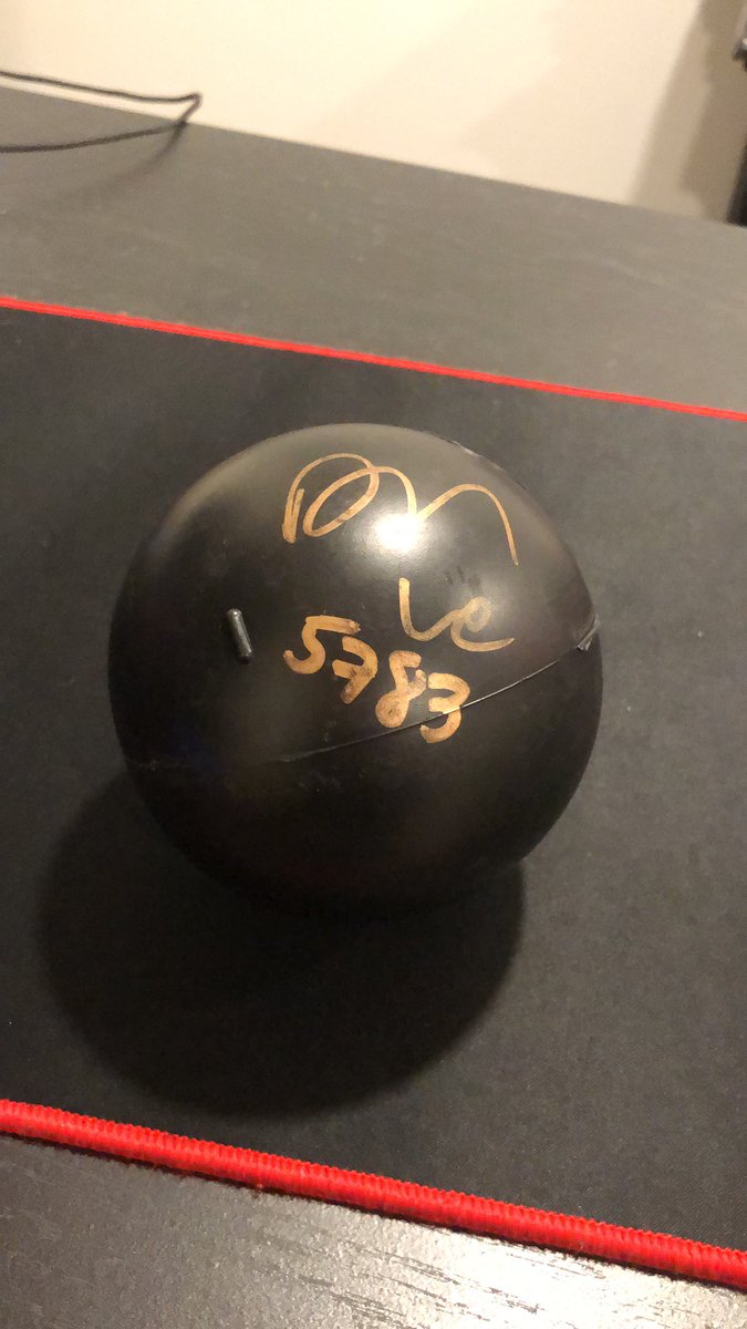 ProvidedTimmy's tweet photo. @veritasium #ShadeBall #5783 I can’t believe I got one! Well worth supporting one of my favorite science #YouTubers https://t.co/6WuVSXN1bO