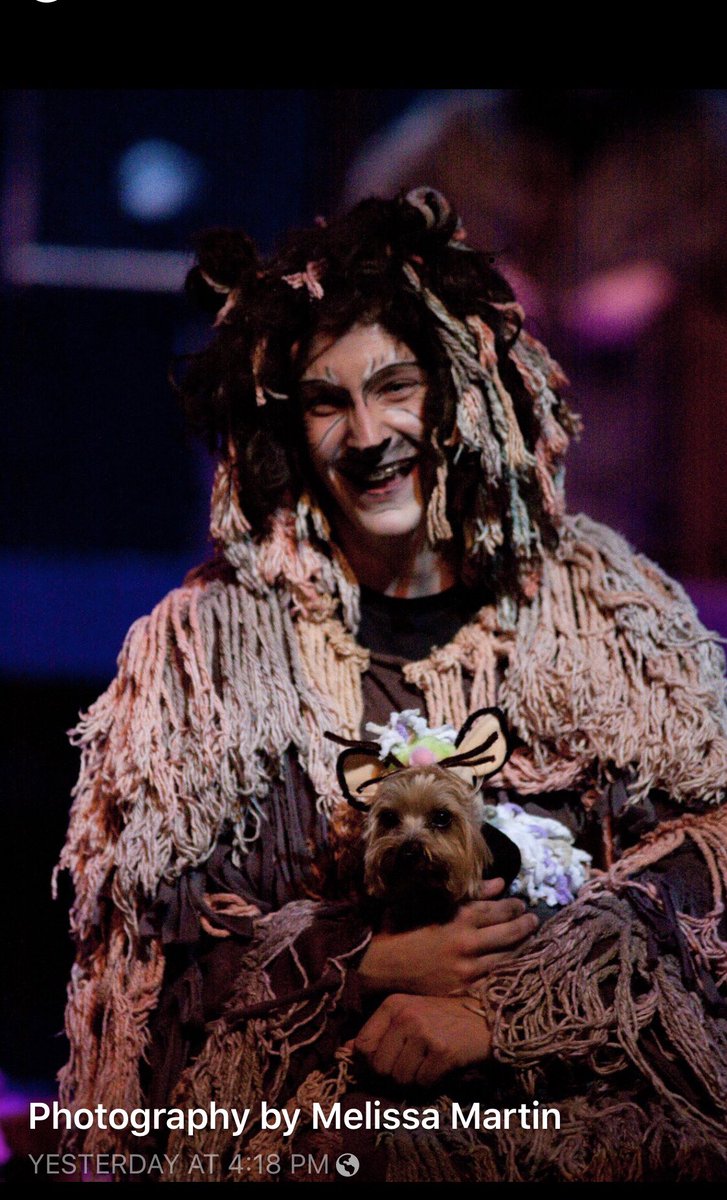 bejayem's tweet image. My dog in #catsmusical as Gus the theater cats cat! #CatsMovie
