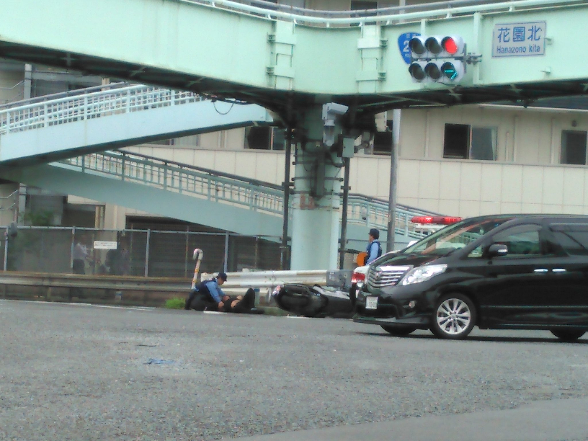 Twitter 上的くりピヨ 事故か D 西成区 花園北https T Co Cr6abvieoi Twitter