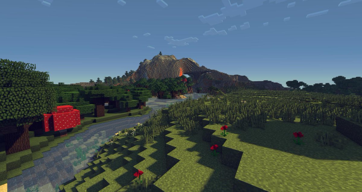 TheSeaMC's tweet photo. Look at the view! #Minecraft #MinecraftServer #Survival https://t.co/5mJBKXqSCS
