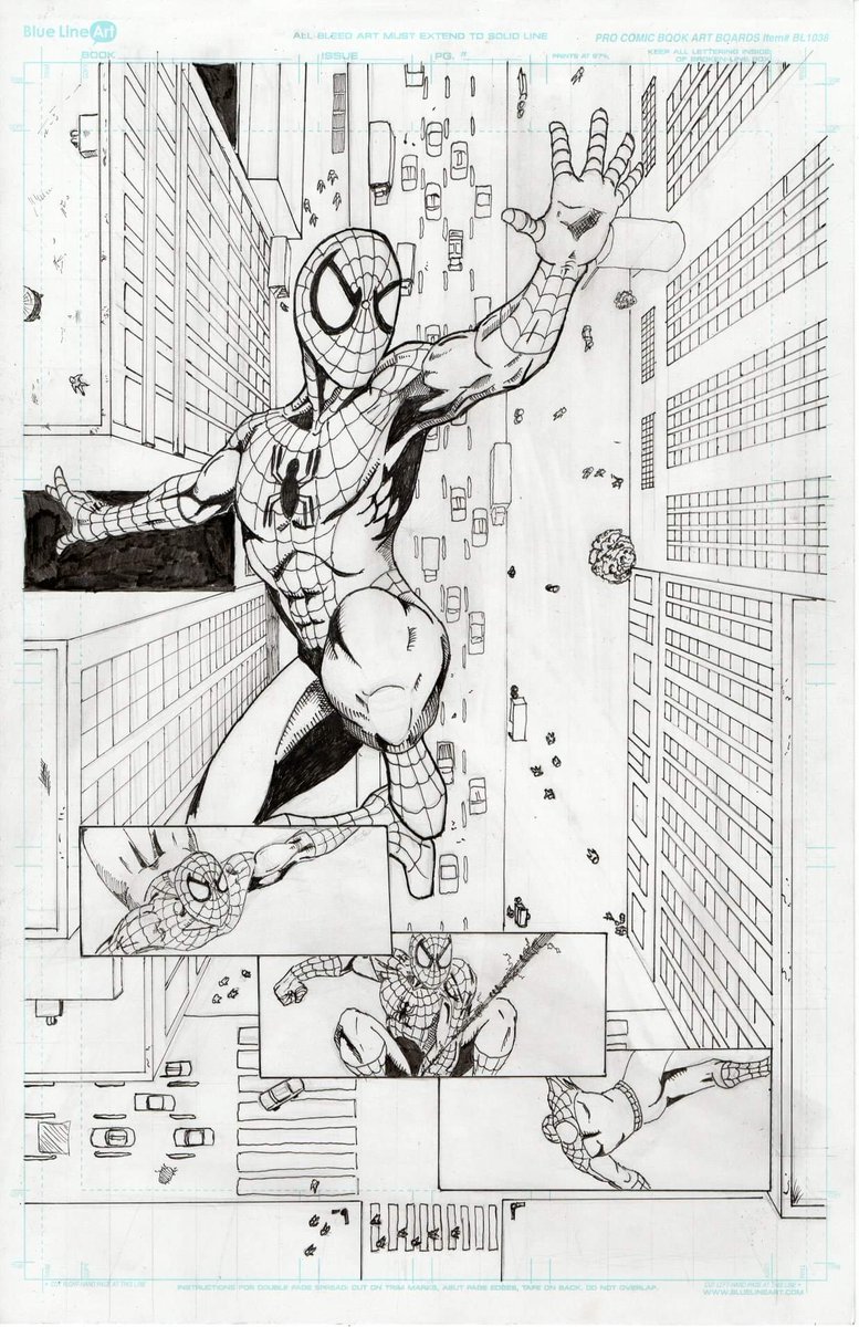 EricKillius's tweet photo. Fully inked.  Not sure if it made it any better lol
#drawing #marvelcomics #spiderman #peterparker #comicart #webslinger #marvel #comics #ink #sequentialart #comicpage https://t.co/MD2fxXgAfO