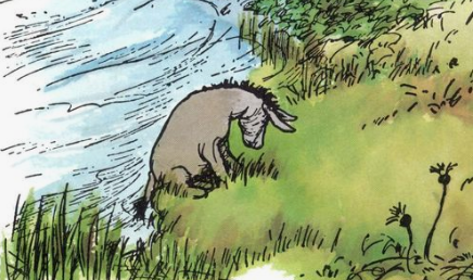 Eeyore is just too beautiful for this world.