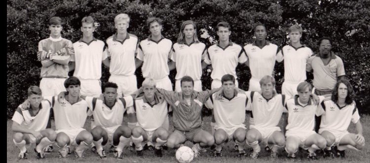 Flashback Friday!   Louisiana’s first regional champion and national finalist was the Baton Rouge Jaguars back in 1991.   Current US U-23 men’s coach Jason Kreis is front row 4th from left and Shane Jeanfreau of MSC is front row 6th from left.   Thanks for getting us started!