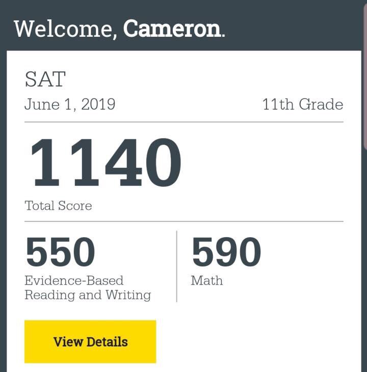 3.7GPA to go with it