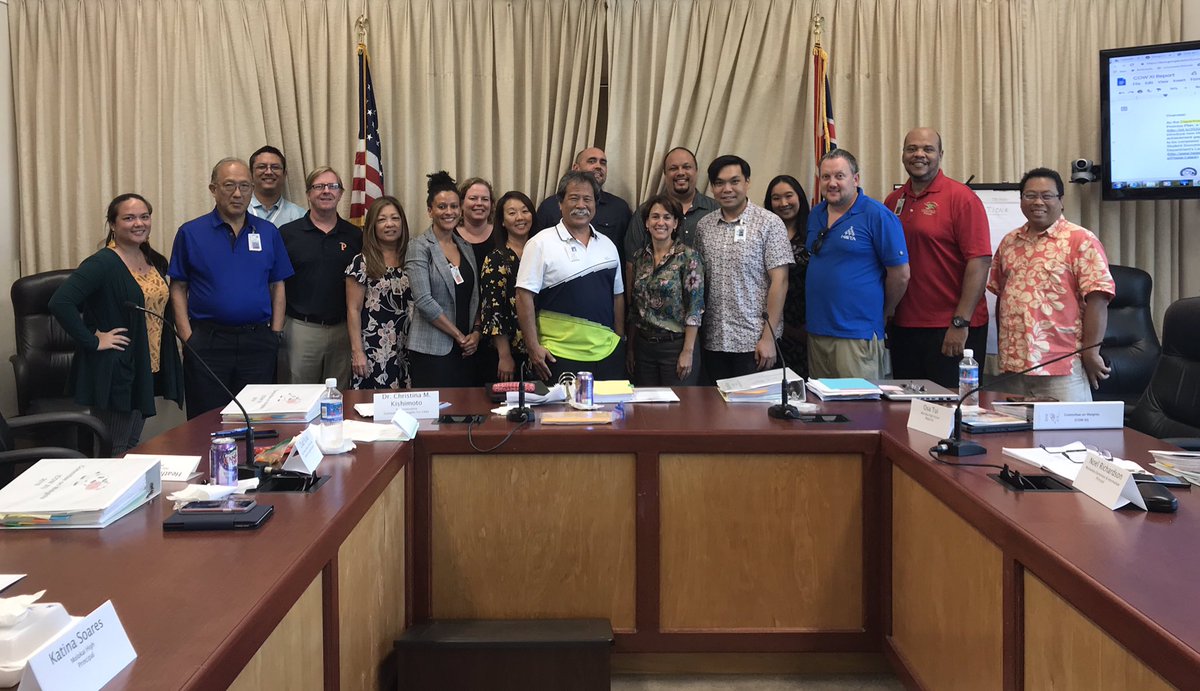 Voice4Equity's tweet photo. Closing meeting for HIDOE Committee on Weights. Great thought leadership at the table considering equity, adequacy and shared resources - difficult discussions by a very thoughtful group! #HI4PublicEd https://t.co/JsFnFQPJ3k
