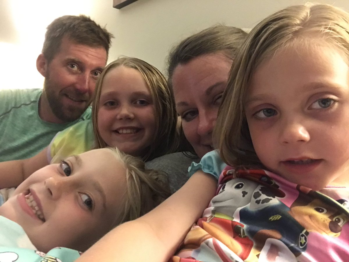 AmandaS5000's tweet photo. #NGESSummerSelfieBingo #FamilySelfie when it’s crazy hot out we hunker down in the a/c for popcorn and movie night! @Janna4kids https://t.co/BbzeTlGVWh