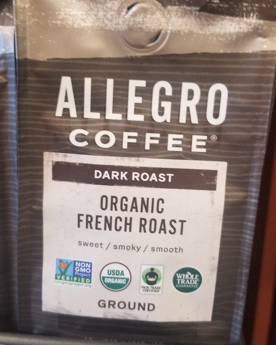 Organic Allergro Coffee...Yum!! 

#organicfood #nongmo #vegan #veganfood #organicproducts #foodiesofinstagram #farmtotable #organicfruits #organicvegetables #foodfestivals #keto #lovefood #eattheworld #spoonfed #eats #foodblog #foodandwine #cheatmeal