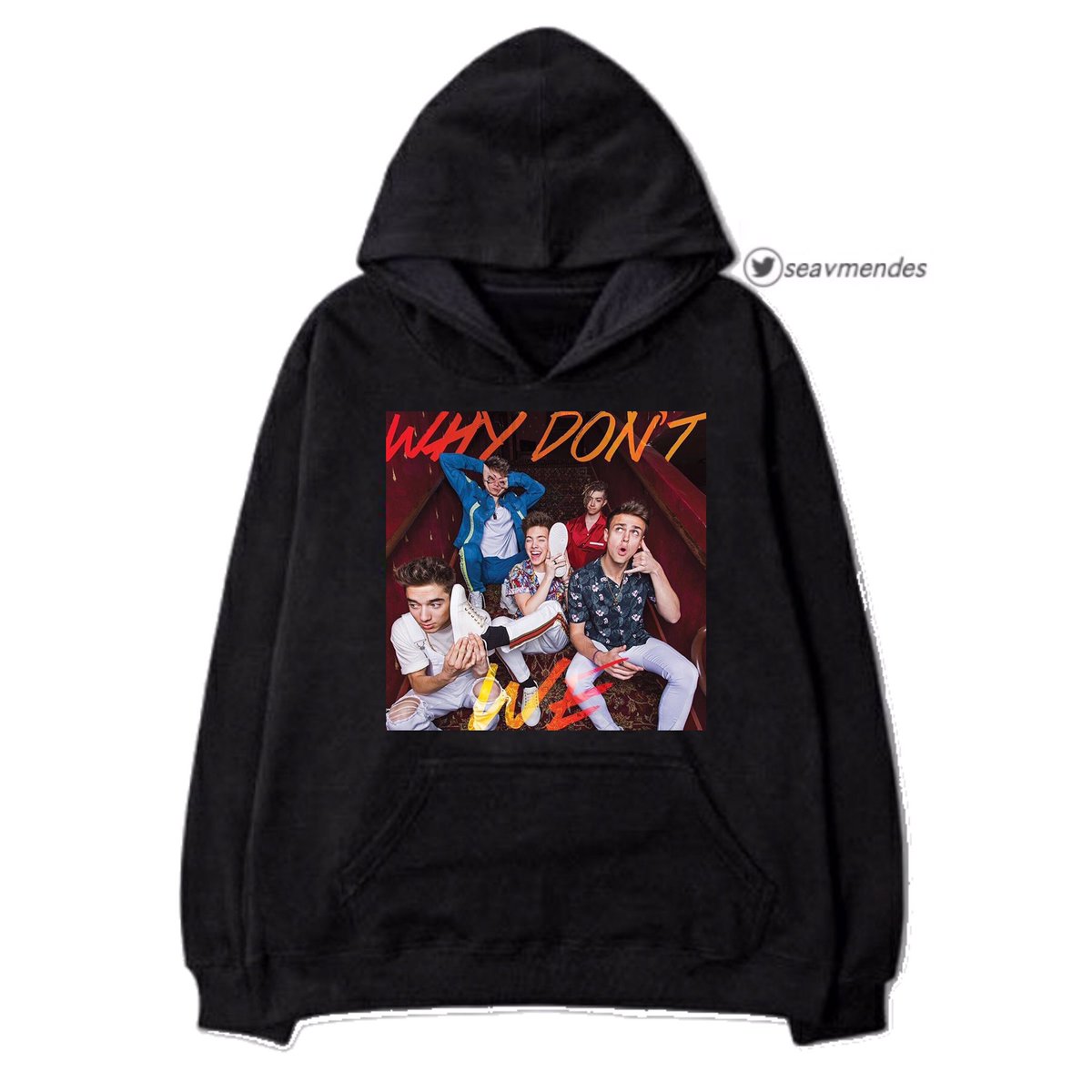 why don’t we graphic hoodies