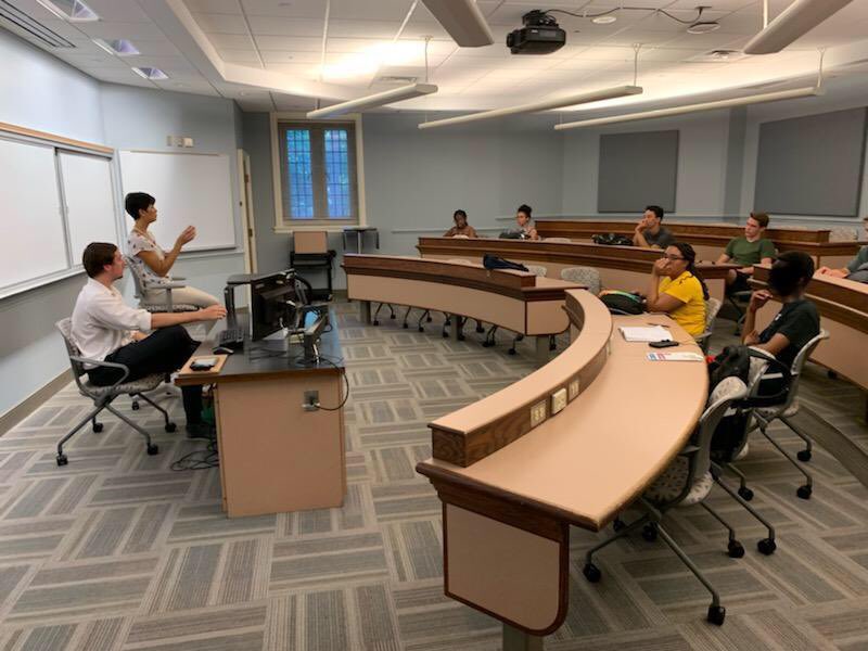 The students wrapped up their two week session spending the last night with their mentors. Cosmetologist Ms. Wilkerson and Nurse Practitioner Ms. Davis both commented on how smart and driven the students were.