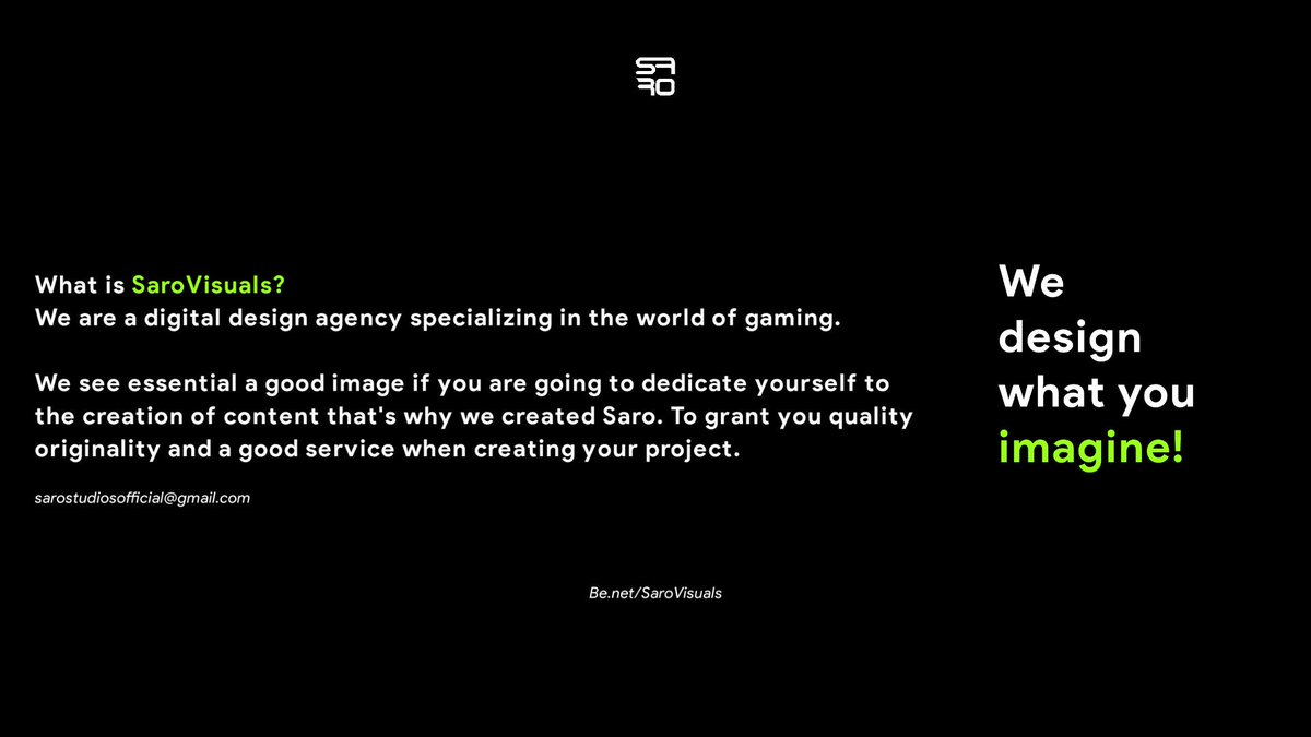 StudioSaro's tweet photo. We design what you imagine!

sarostudiosofficial@gmail.com https://t.co/gF9HBAV40G
