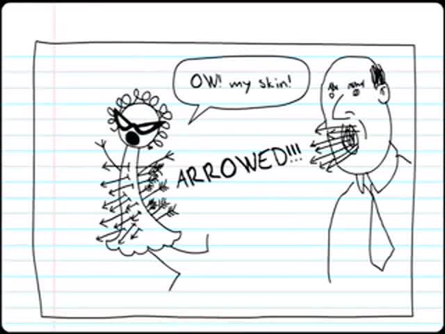 bhgross144's tweet photo. @icpetrie @erin_bartram Meditation on the Death of St. Ian, or, #ARROWED!
(#StrongBad, 2002)
https://t.co/YHs0sEWkDu
#TeenGirlSquad #HomestarRunner https://t.co/FItoKC7YXA