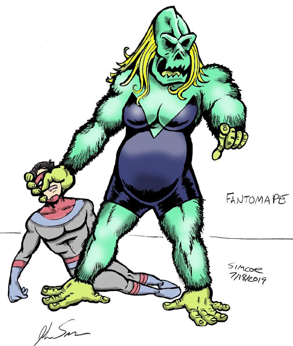 johnsimcoe's tweet photo. Fantomape! #fletcherhanks #gorilla #supergorilla https://t.co/ICVj6OirhG