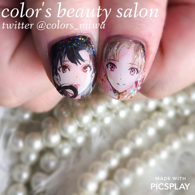 Color Sタカハシミワ さん がハッシュタグ 模写ネイル をつけたツイート一覧 1 Whotwi グラフィカルtwitter分析