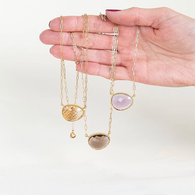 cathy_pope's tweet photo. Citrine, smokey quartz and amethyst  are the rockstars of our new Curio collection launching August 1 〰️ Pre-sales are open for subscribers now and we are getting low on stock! Simply sign up to our newsletter (link in my bio) and we’ll send you the exclusive access link plu… https://t.co/rUzG99TVMv