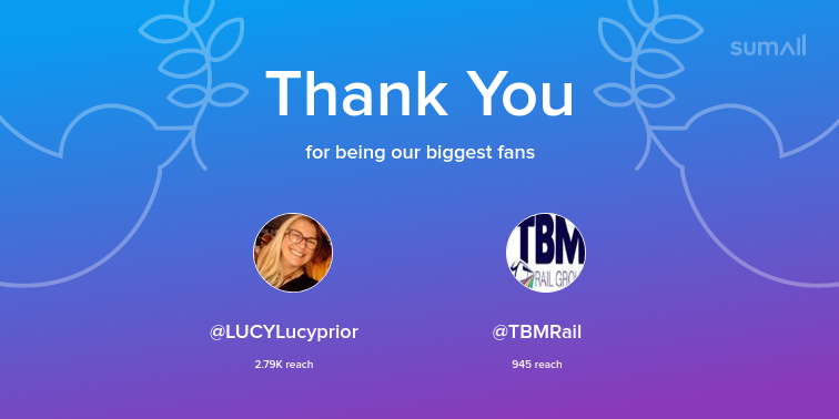 summit_north's tweet photo. Our biggest fans this week: LUCYLucyprior, TBMRail. Thank you! via https://t.co/gCiKxuPvBy https://t.co/SZvZRLowOM