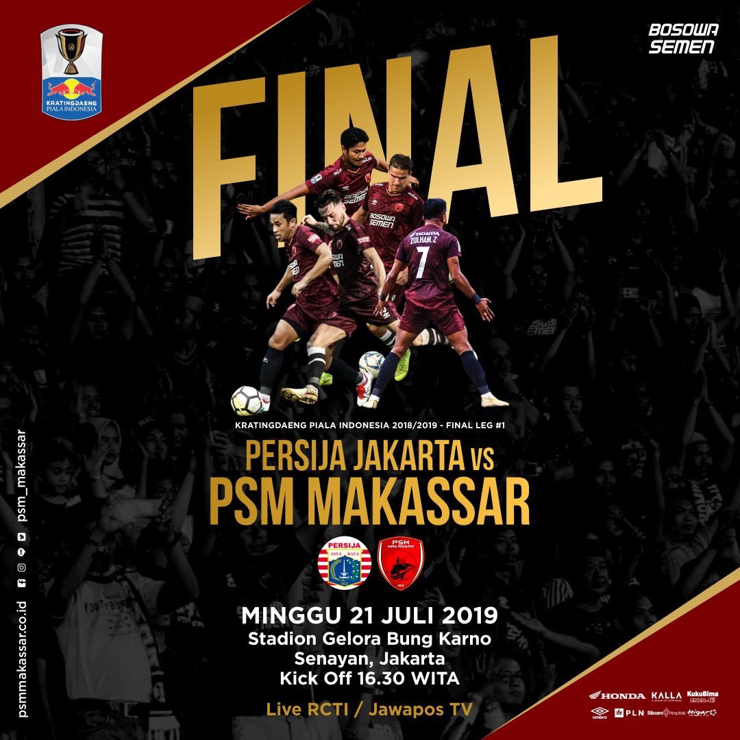 Psm Makassar على تويتر Final Leg 1 Kratingdaeng Piala
