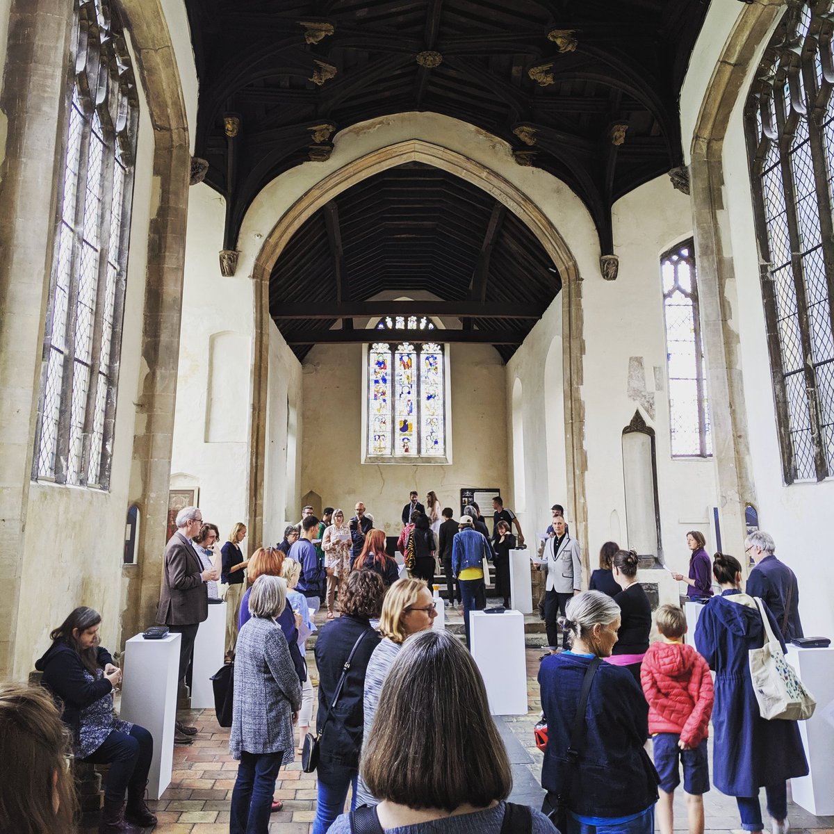 Congratulations to our tenants @HMA_norwich on the opening of #sihlabelela - site specific sound sculpture by <a href="/miracalix/">Mira Calix</a> with <a href="/lower_green/">LOWER.GREEN</a>. So many fantastic events, conversations and artworks coming out of the #heriligion programme, do check it out!