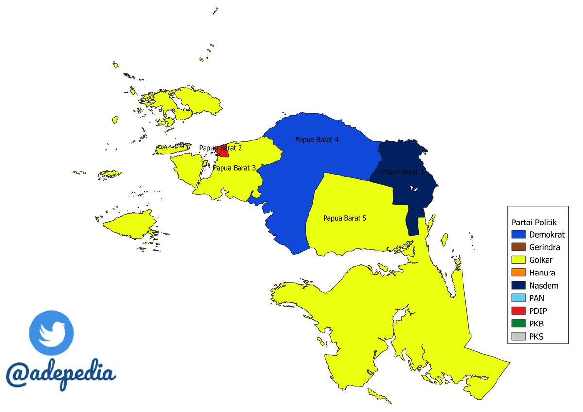 Thread By At Adepedia Peta Partai Dengan Perolehan Suara