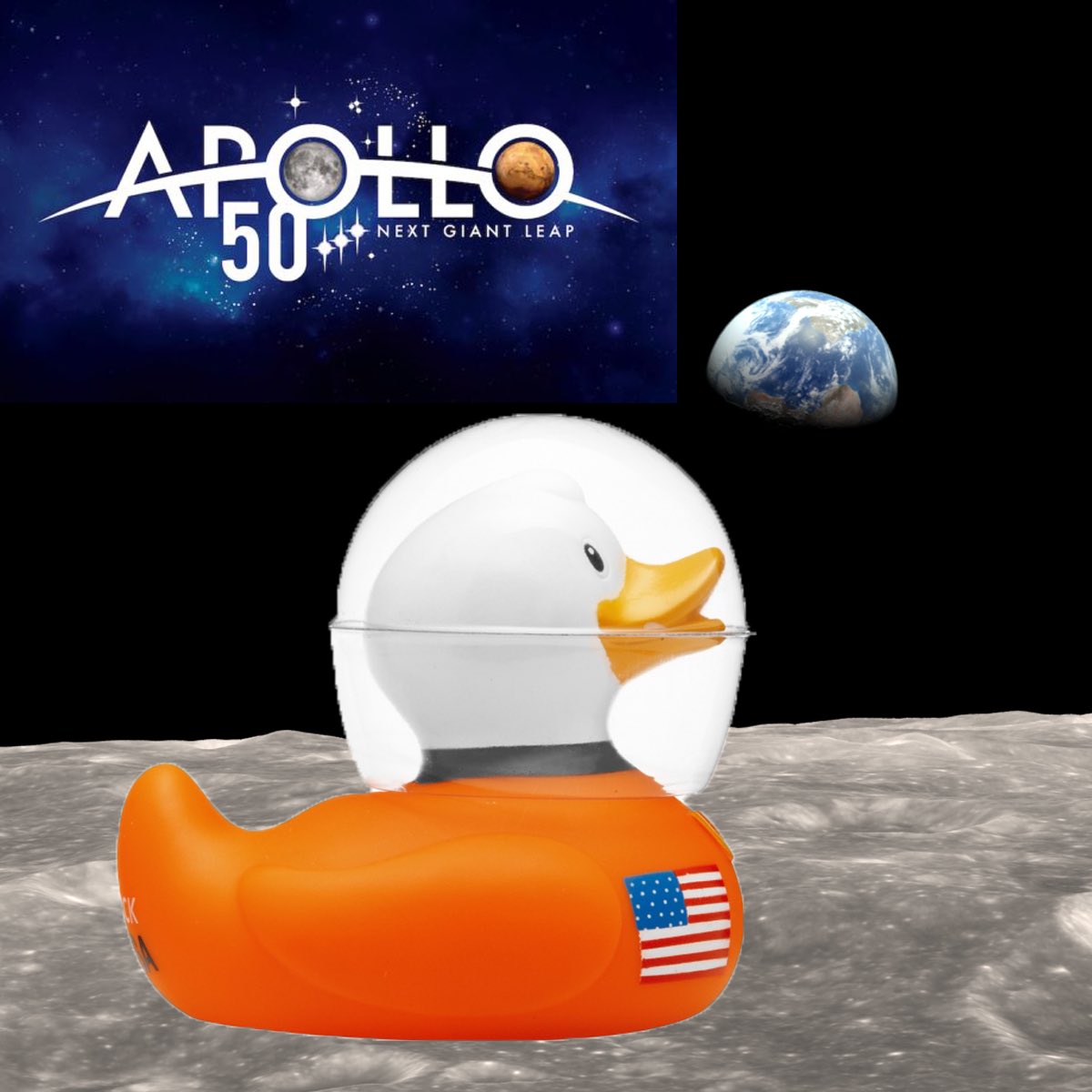 justducksuk's tweet photo. One small step 🥾...... 50 years ago..... still awesome!! #sayitwithaduck https://t.co/s6o7e2Co9d