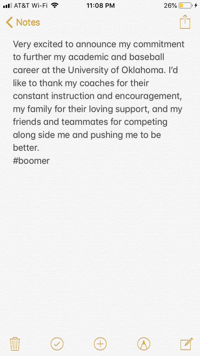 tannercabaniss's tweet photo. #boomer @FiveTool @PerfectGameUSA @PBR_Texas @OU_Baseball @LHWildcatBsB @MustangsDallas https://t.co/6hTYRMp9Kt