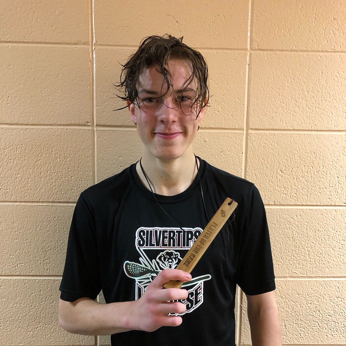 silvertipslax's tweet photo. What a game! Tips hold off a massive surge from the Chill and win 9 to 8.  #JM3 Player of the Game goes to Nolan Oakey who had a couple huge goals including the eventual game winner. Way to go Nolan!! #SilvertipsLaxFamily https://t.co/DMTRPbrNaT