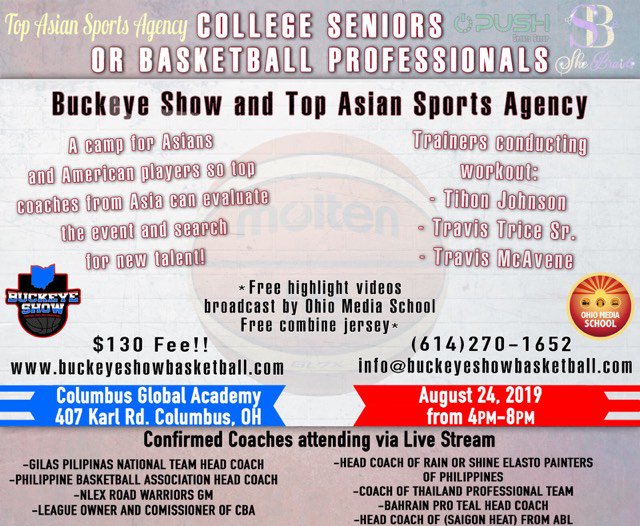 BuckeyeShow's tweet photo. The Buckeye Show will market the combine highlights to all teams that has openings in ICELAND - Dominos League 
Limits per team: 1 import players (non-Europeans), 1 Bosman players (with European passport) . Total number of allowed imports and Bosmans... https://t.co/CK3PNChB2q