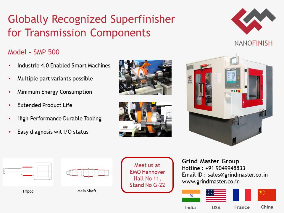 grindmaster_'s tweet photo. Modern #Transmission parts needs next level #superfinish & #microfinish processes for improving fuel efficiency and extended part life.
Grind Master provides Globally recognized, #industrie4.0 enabled #Superfinishing & #Microfinishing #Machines for #powertrain parts https://t.co/av0NaiYSoE