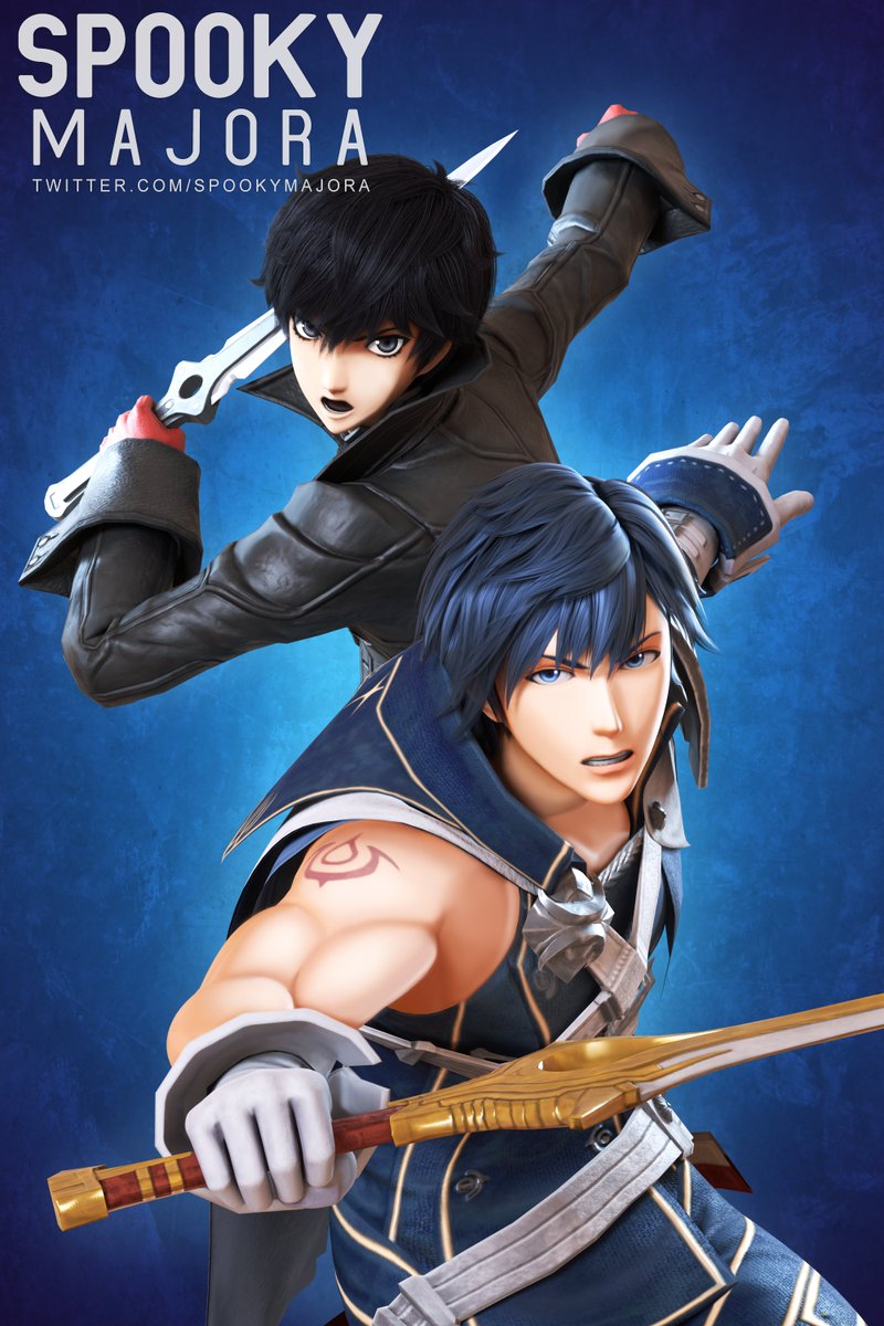 Finished a commission for @8BITRio of Joker and Chrom! 

#SuperSmashBrosUltimate #SmashBrosUltimate #FireEmblem #FireEmblemHeroes #FireEmblemAwakening #Chrom  #Nintendo #SmashBros #FireEmblemWarriors #gaming #commissions #commissionsopen #joker  #persona5  #Akira #Ren #persona