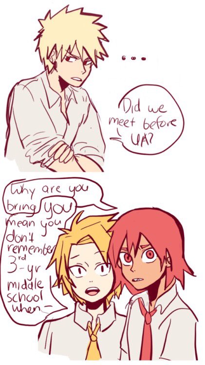 slugmenno's tweet photo. I still have not made part 2 to this #kiribaku https://t.co/MHO30avGJ1