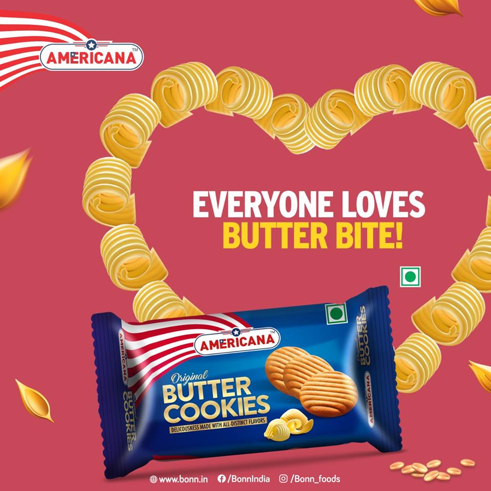 Bonnfoods's tweet photo. Everyone Loves butter bite!
Great, simple spritz Americana Butter Cookies! Not too sweet, but nice and buttery. Available at your nearest retail store.
.
https://t.co/bwESyGmZFV
.
#bonn #rusk #sujirusk #bourbonn #ButterBonn #BonnBread #bonnbiscuits #biscuits #premiumbiscuits https://t.co/Bx2RcJPXwE