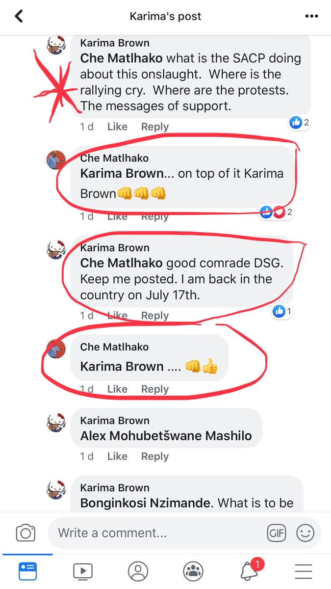 MbuyiseniNdlozi's tweet photo. Must Read: origins of the decision by SACP to protest in support of Pravin Gordhan- A week ago Karima Brown asked Deputy Secretary General, Chris Matlhako for SACP protests, even calling herself “communist”. How can we be scared of a party commanded by Karima through Facebook 🙄 https://t.co/gbKG91GQQQ