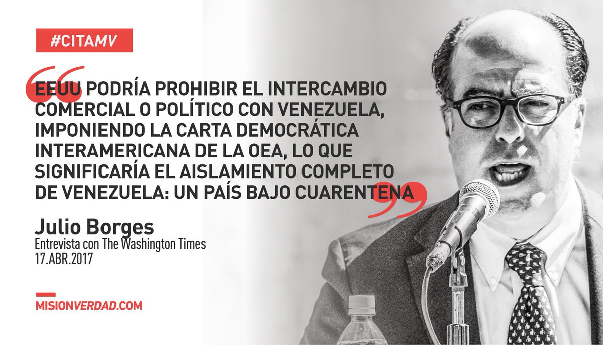 #DialogoAvanza 
Julio Borges pidió aislar completamente a Venezuela, pero después se fue a Colombia para no vivir de cerca las consecuencias del bloqueo. 🐀🐀🐀de💩💩 TE SECARÁS y Nosotros Venceremos con @NicolasMaduro