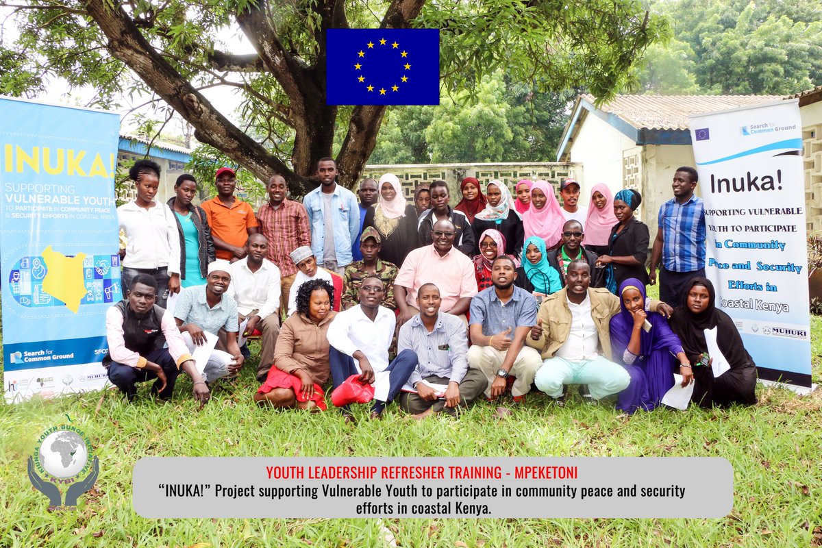 actionlife_Ke's tweet photo. Youth leadership refresher training at mpeketoni with the aim of increasing skills and confidence in targeting youth groups from different Wards within Lamu county.
facilitated by @KYBI_ke
 in partnership with @SFCG_Kenya
 and funded by @EUinKenya 
 
#wecare
@mathengestano https://t.co/0Fm8eT6Txc