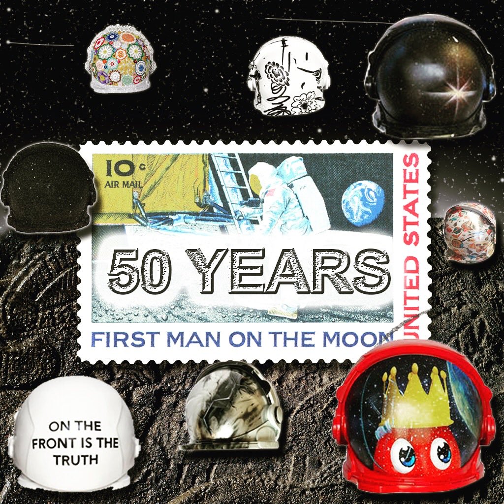 #moonwalk 50th anniversary today ! #OneSmallStep <a href="/MAGsaveslives/">MAG (Mines Advisory Group)</a> raising awareness and funds for landmine clearance in communities where people are unable to take a safe step. #artcuration <a href="/ArtBelow/">Art Below</a> online auction <a href="/Paddle8/">P8</a> #shipart packing and displays by us!