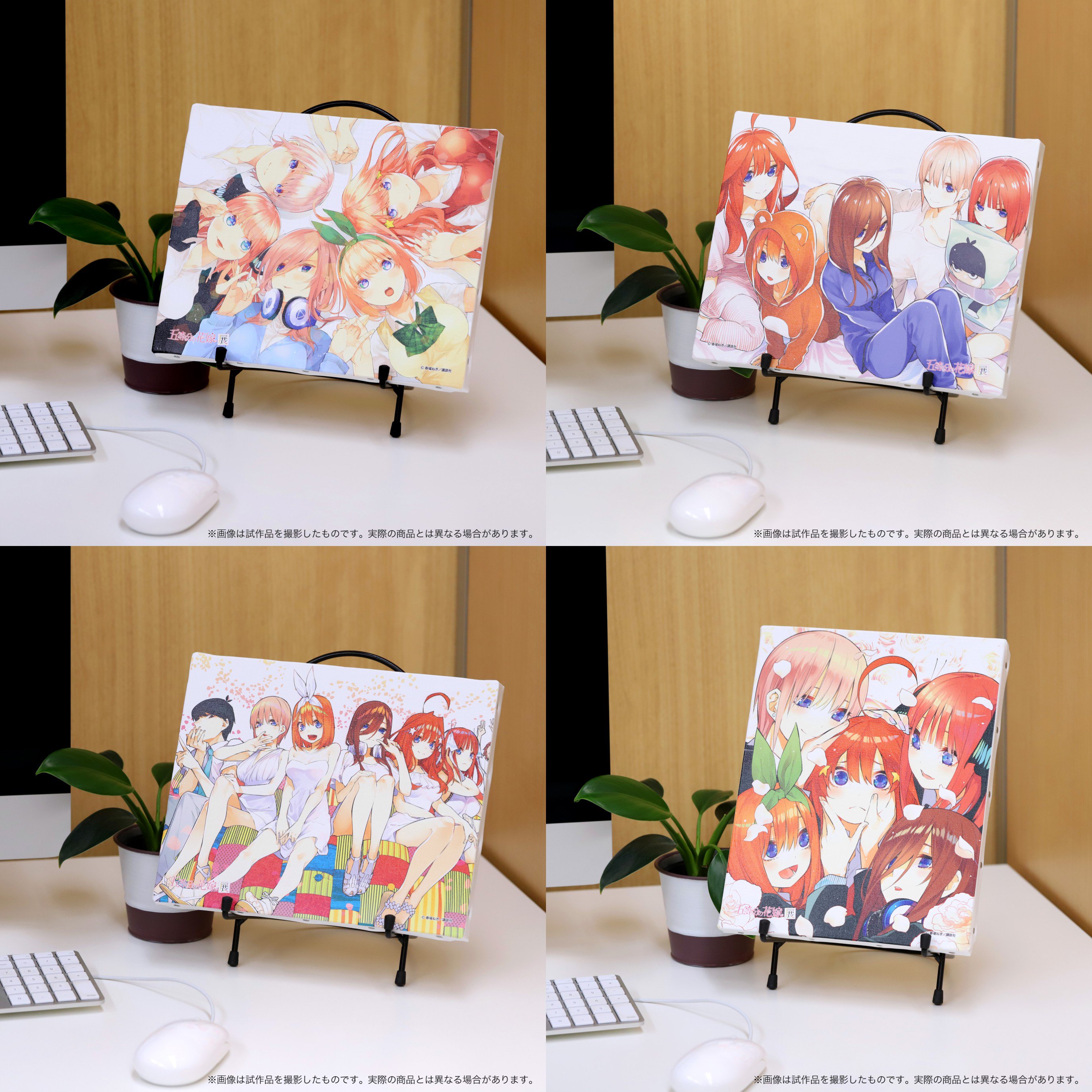 五等分の花嫁∽ - 中野二乃 grunge CANVAS キャンバスボード