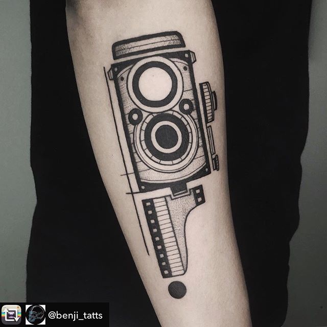 Vintage Camera Tattoo  InkStyleMag