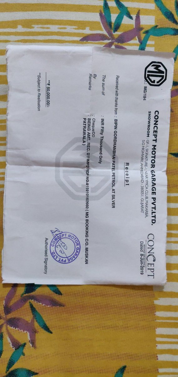 nirajpatel6488's tweet image. I have booked Mg Hector on 8th June 2019, it is 4th day after booking start, but dealership first said delivery in next month, yesterday they said delivery will be in 60 days, @mgmotorin please look in to matter and guide us weather we should wail or go for Kia Seltos.