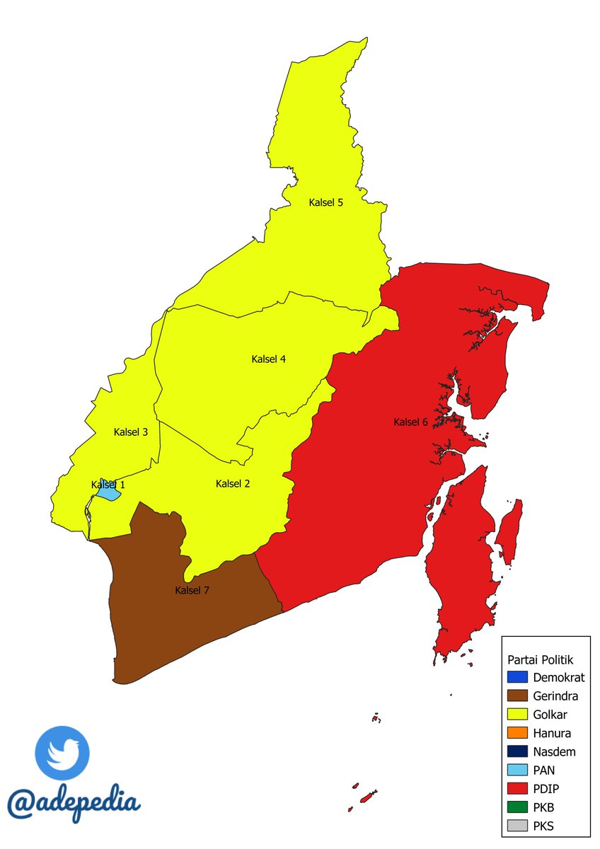 Thread By At Adepedia Peta Partai Dengan Perolehan Suara
