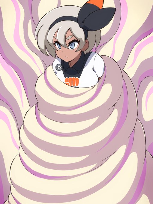 大量のクリームで全身拘束されたサイトウちゃん 