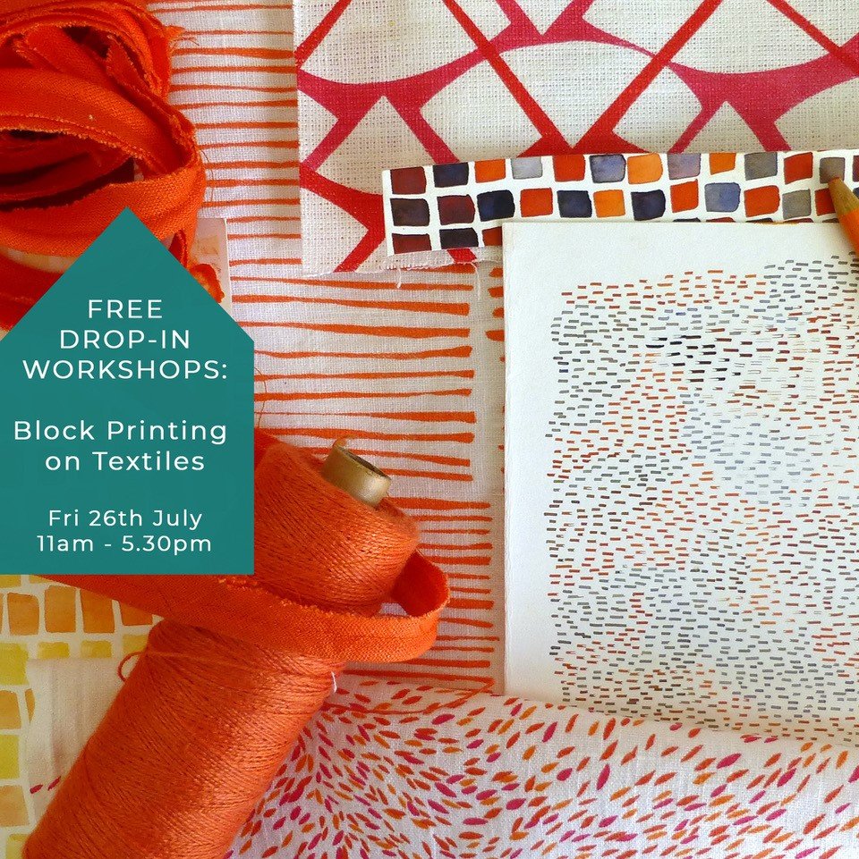 Join us in the Milliken showroom on Friday 26th July 2019 to view the work from the <a href="/Makers_House_/">Makers House</a> summer showcase.
There will be a block printing workshop, where you can experiment with making your own unique colour stories!

See link to book: bit.ly/2LUD2tO #design