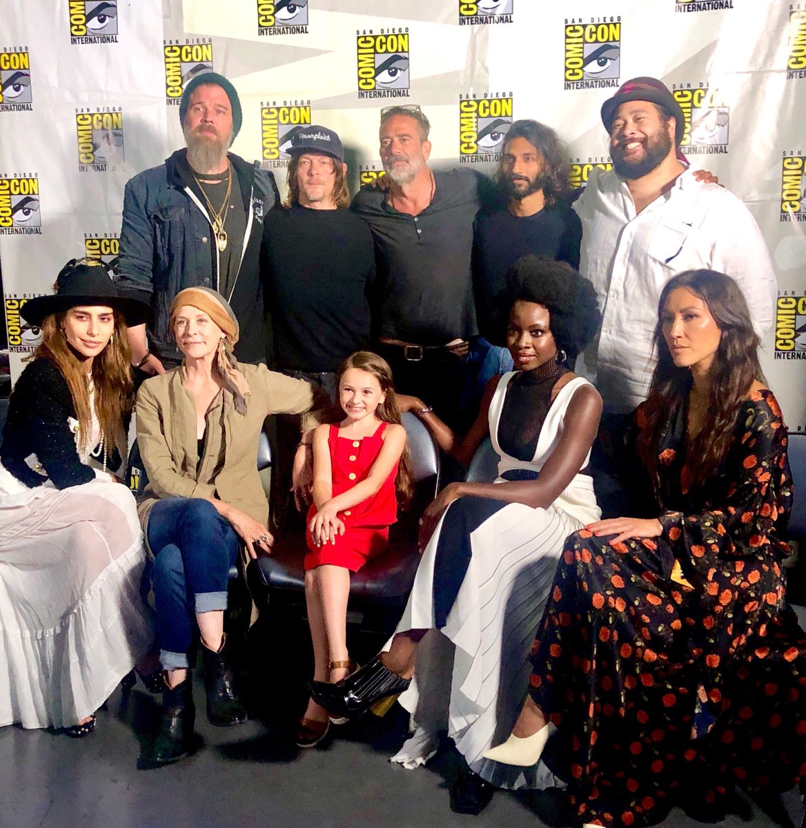 DanaiGurira's tweet image. “The Walking Dead family is forever. The connection between us never ends.” #TWD #SDCC
