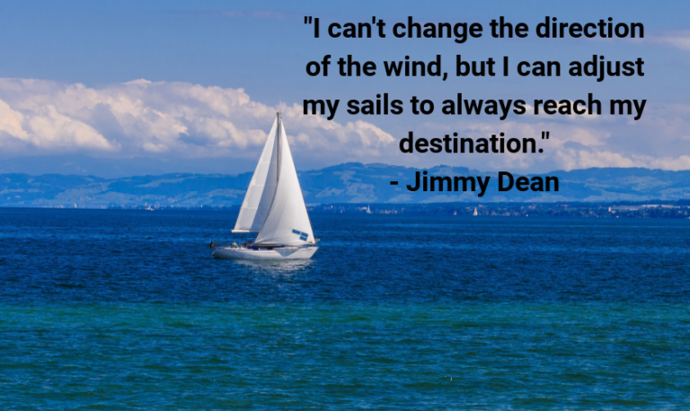 MacTrigon's tweet photo. @MacTrigon  @digitalmarketing "I can’t change the direction of the wind, but I can adjust my sails to always reach my destination. " https://t.co/0vQM45t4y4