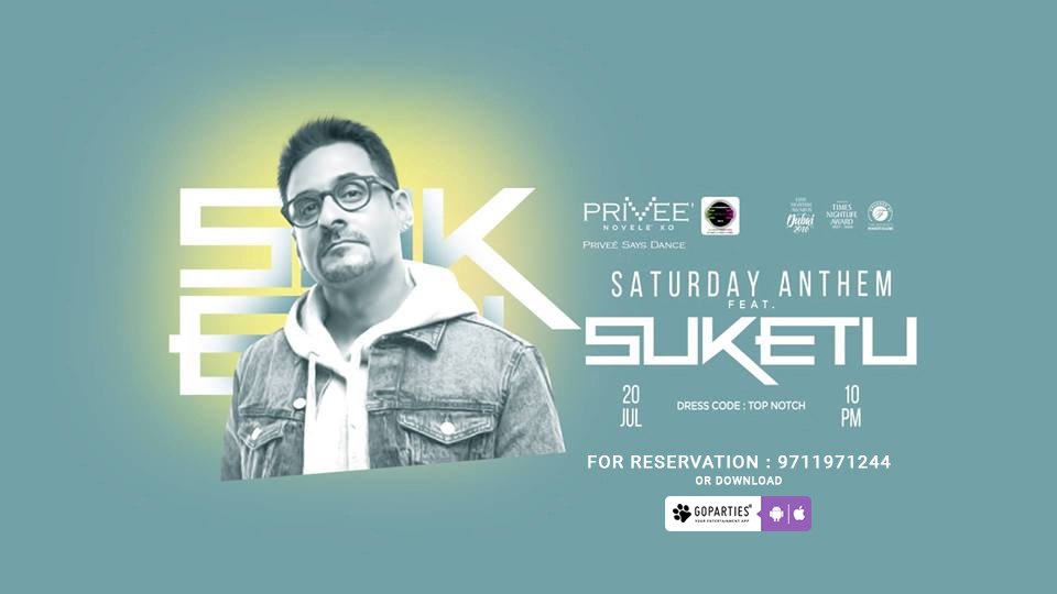 Go_Parties's tweet photo. Kick those party bones up a notch this Saturday night ft. @djsuketuindia ! Time to groove to the most rad anthems At @privee_delhi
For Guestlist: 9711971244
Or
Book via: https://t.co/ibPpxnCTbB
#Goparties #SaturdayMotivation #SaturdayVibes https://t.co/pXGxyLio5M