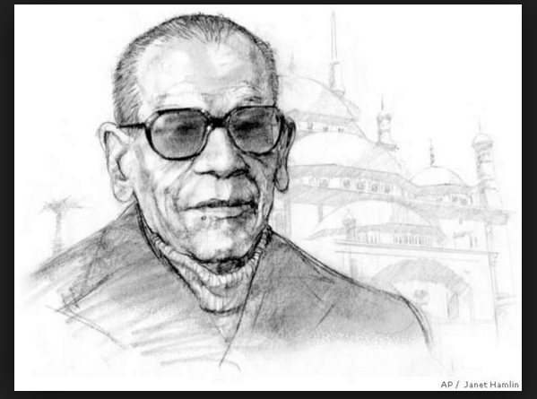 AfroLit4's tweet photo. Naguib Mahfouz Museum just opened in Cairo (纳吉布·马哈福兹博物馆在开罗开张了) https://t.co/Ghqg4q00Iq His “Cairo Trilogy" (三部曲) translated into Chinese (scroll down to M) https://t.co/EhS9J1Ehz4 (illustration by Janet Hamlin) https://t.co/EpFjd4PQSq