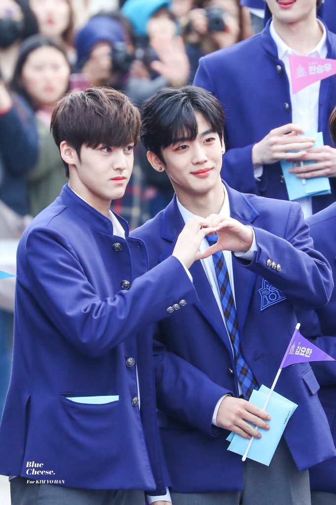 felixitiesss's tweet photo. Pls don't forget these two, our legendary panicked and confident gays. #YoYu #요한 #유빈 https://t.co/e4w4N9uNak