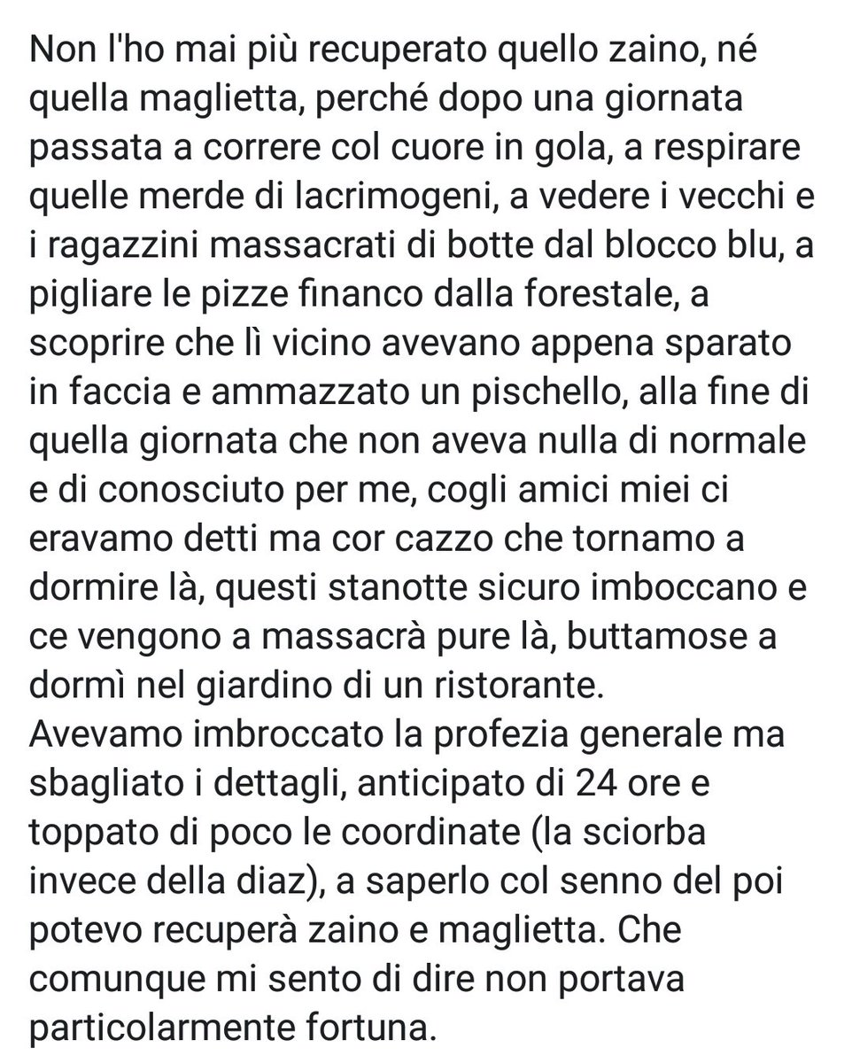 zerocalcare's tweet image. Vabbé prima dei social in questa data potevamo solo attacchinare i plotter e fare le scritte e quindi dovevamo essere sintetici per forza. Adesso invece possiamo attaccare bei siluri emo. Sicuro era meglio prima.

Se oggi semo così, è perché 18 anni fa stavamo là.